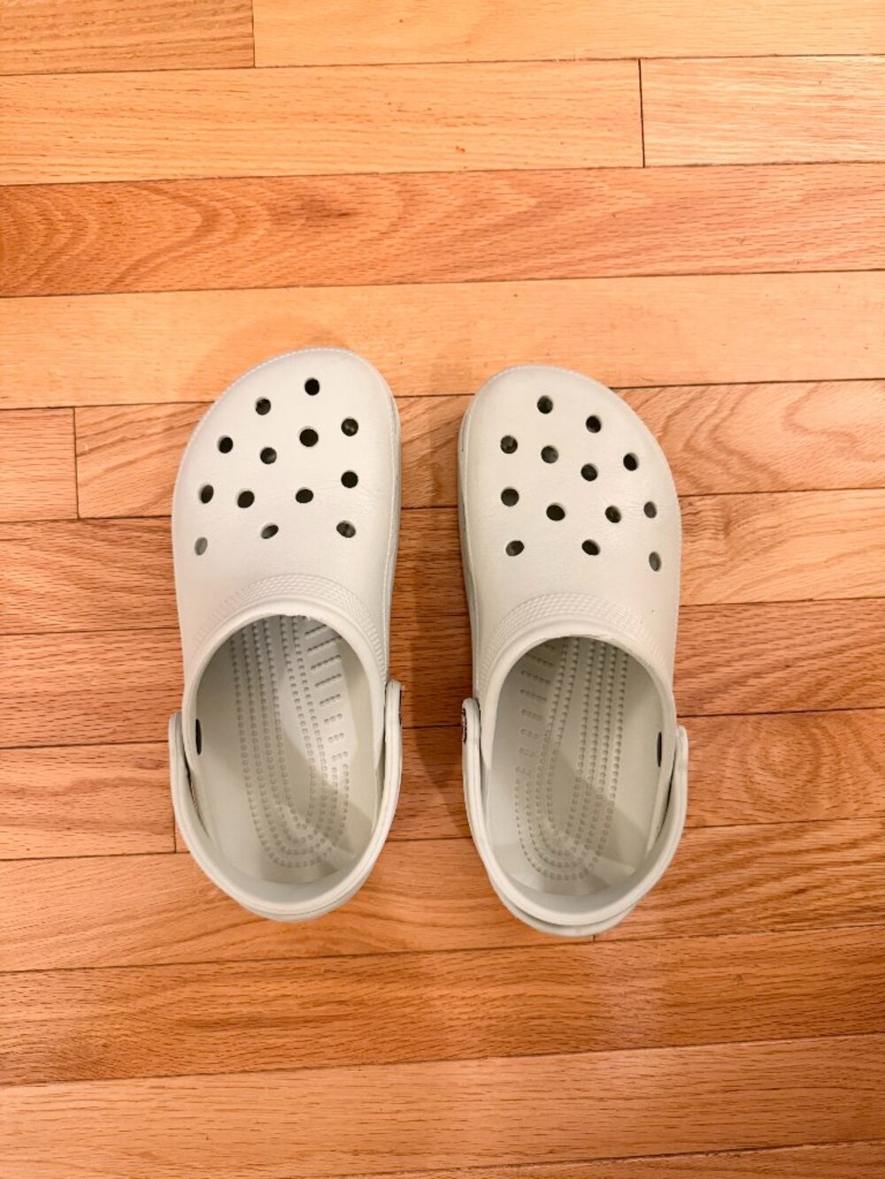 Light green Crocs